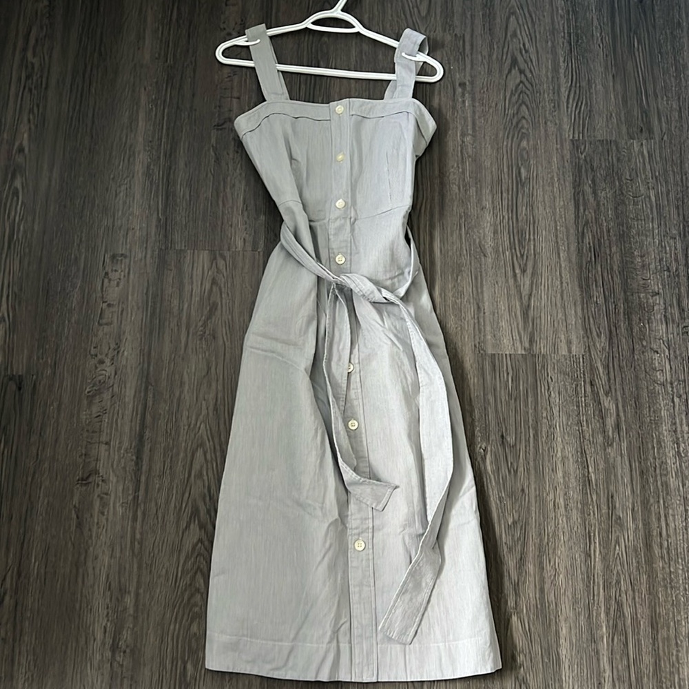 Everlane blue and white stripe dress size 4